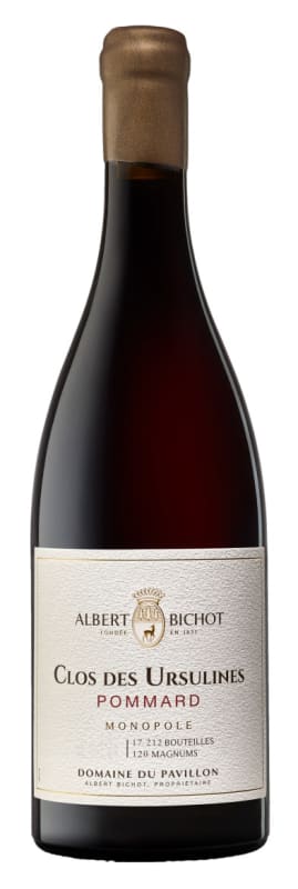Albert Bichot Pommard Clos des Ursulines Domaine du Pavillon Monopole 2022 Front Bottle Shot