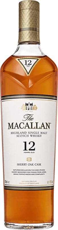 The Macallan 12 Year Sherry Oak Single Malt Scotch Whisky | Wine.com
