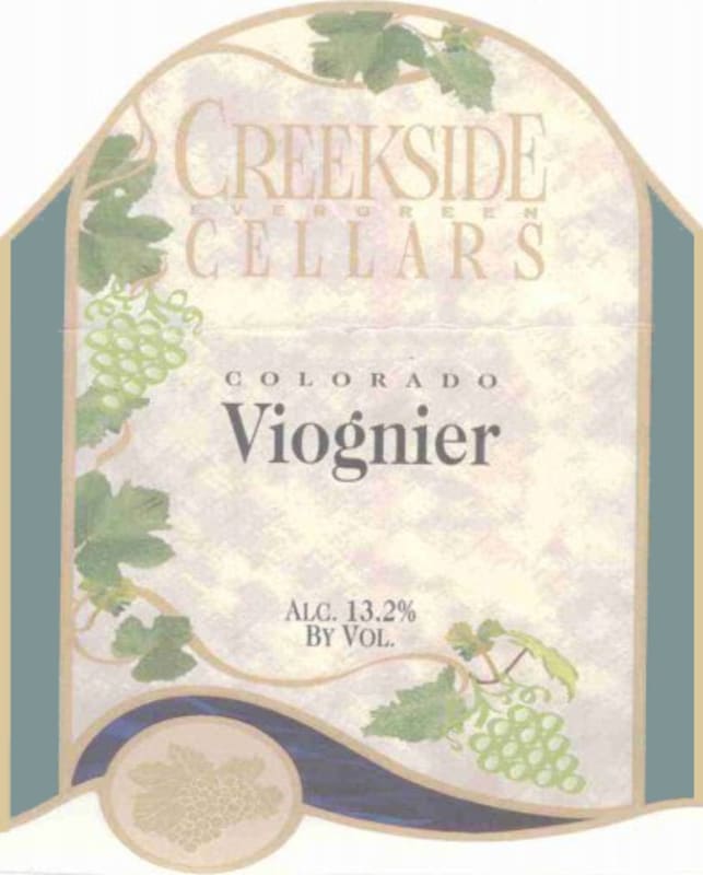 Creekside Cellars Viognier 2010 Front Label