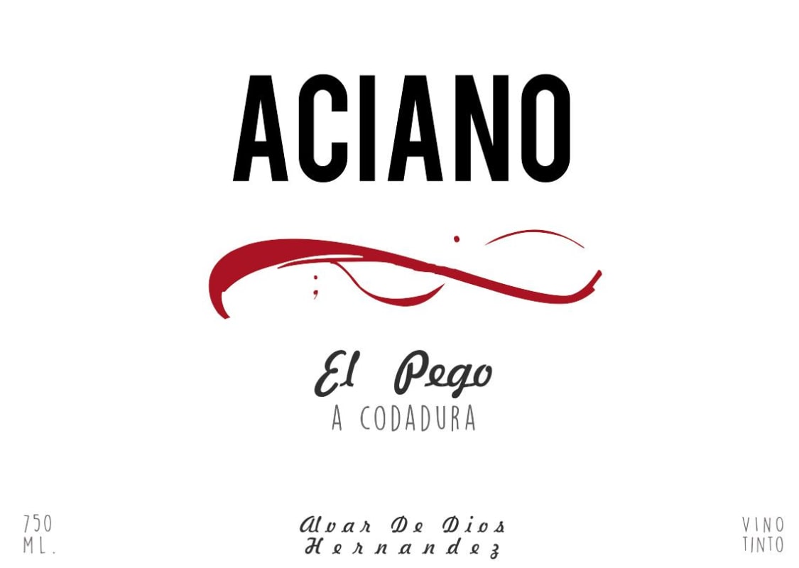 Alvar de Dios Aciano 2013 Front Label