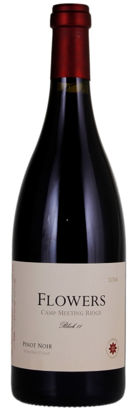 Flowers Camp Meeting Ridge Pinot Noir Block 11 2014 Front Bottle Shot