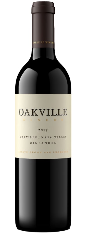 Oakville Winery Estate Zinfandel 2017 Front Bottle Shot