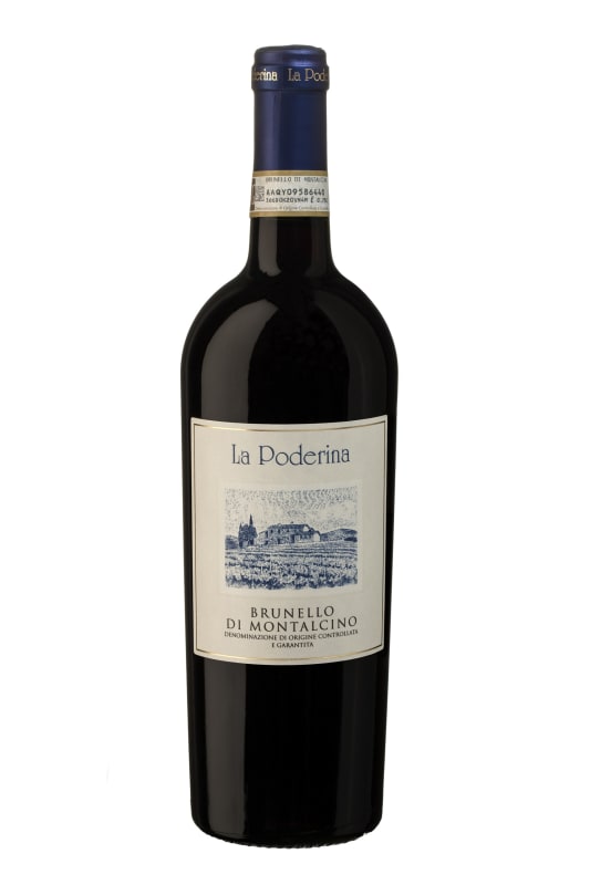 La Poderina Brunello di Montalcino 2017 Front Bottle Shot