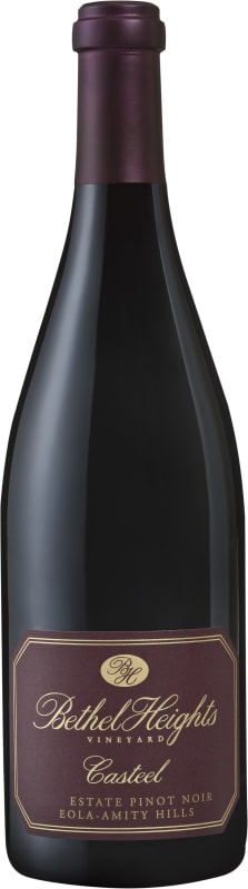 Bethel Heights Casteel Pinot Noir 2014 Front Bottle Shot