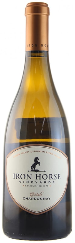 Iron Horse Estate Chardonnay 2015 Front Bottle Shot