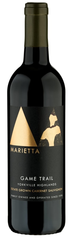 Marietta Cellars Game Trail Cabernet Sauvignon 2019 Front Bottle Shot