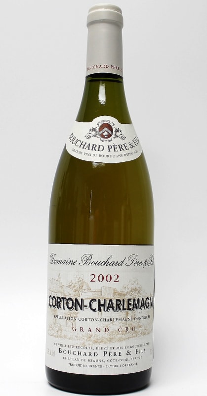 Bouchard Pere & Fils Corton-Charlemagne Grand Cru 2002 Front Bottle Shot