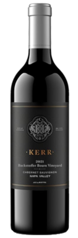 Kerr Cellars Beckstoffer Bourn Vineyard Cabernet Sauvignon 2021 Front Bottle Shot