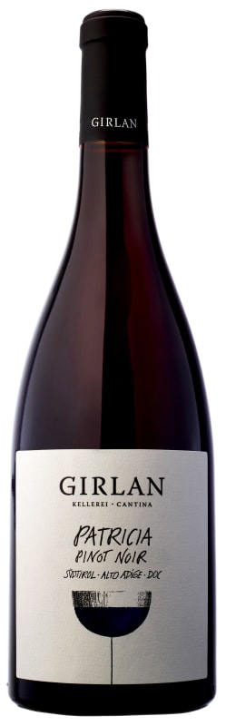 Girlan Patricia Pinot Noir 2022 Front Bottle Shot