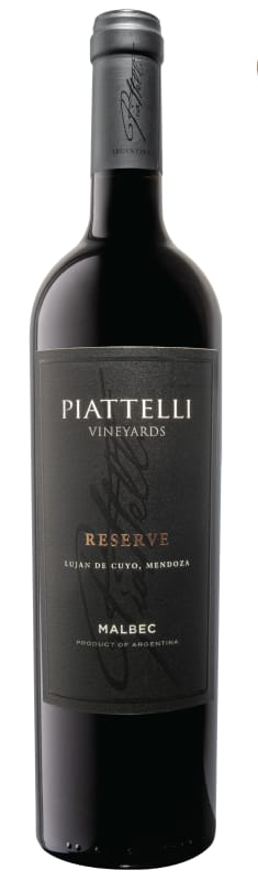 Piattelli Reserve Malbec 2024 Front Bottle Shot