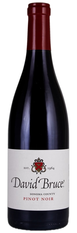David Bruce Sonoma County Pinot Noir 2017 Front Bottle Shot