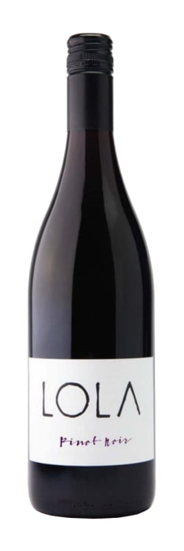 LOLA Wines California Pinot Noir 2019 Front Bottle Shot