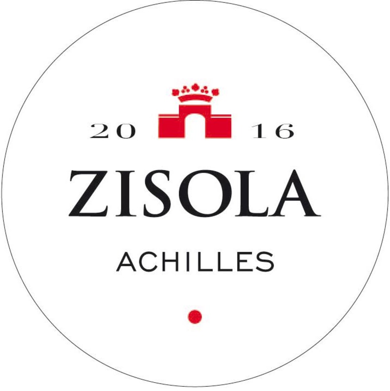 Zisola Achilles 2016 Front Label