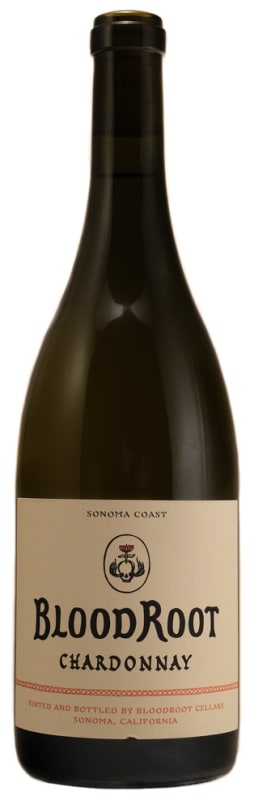 BloodRoot Chardonnay 2021 Front Bottle Shot