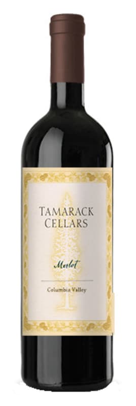Tamarack Cellars Merlot 2015 Front Bottle Shot