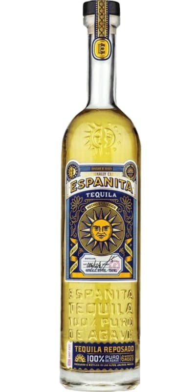 Espanita Reposado Tequila Front Bottle Shot