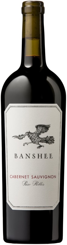 Banshee Paso Robles Cabernet Sauvignon 2017 Front Bottle Shot