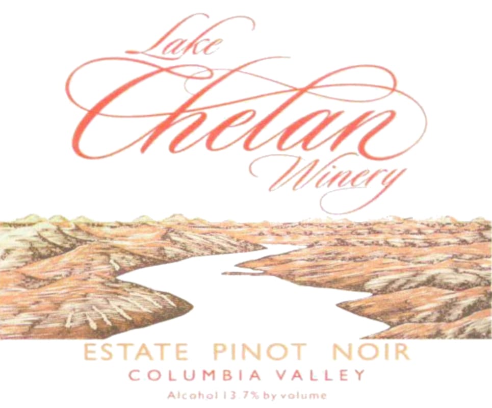 Lake Chelan Winery Columbia Valley Pinot Noir 2012 Front Label