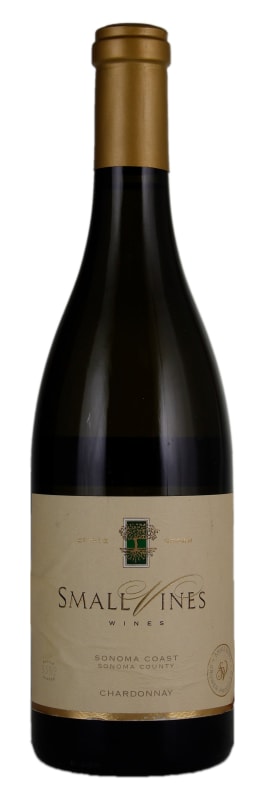 Small Vines Sonoma Coast Chardonnay 2016 Front Bottle Shot