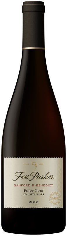 Fess Parker Sanford and Benedict Pinot Noir 2015 Front Bottle Shot