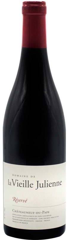 Domaine de la Vieille Julienne Chateauneuf-du-Pape Reserve 2019 Front Bottle Shot