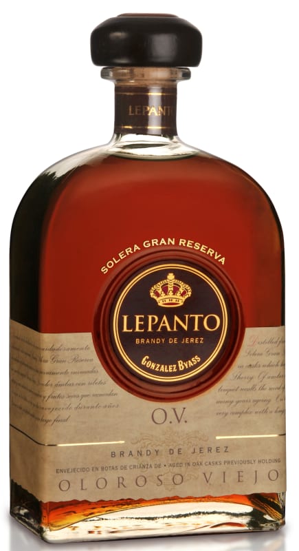 Lepanto OV Solera Gran Reserva Brandy Front Bottle Shot