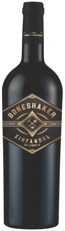 Boneshaker Old Vine Zinfandel 2016 Front Bottle Shot