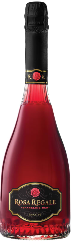 Banfi Rosa Regale Brachetto Sparkling Red 2020 Front Bottle Shot
