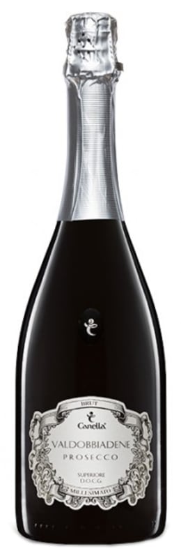 Canella Millesimato Prosecco Superiore di Conegliano 2016 Front Bottle Shot