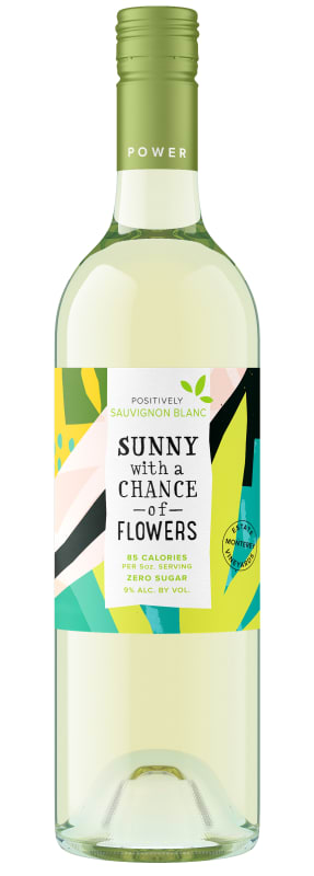 Sunny With a Chance of Flowers Sauvignon Blanc 2019 Front Bottle Shot
