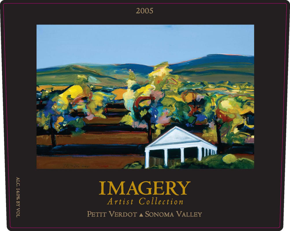 Imagery Estate Winery Petit Verdot 2005 Front Label
