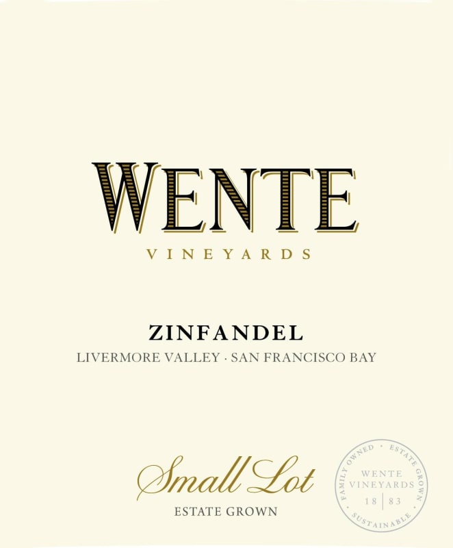 Wente Small Lot Zinfandel 2015 Front Label