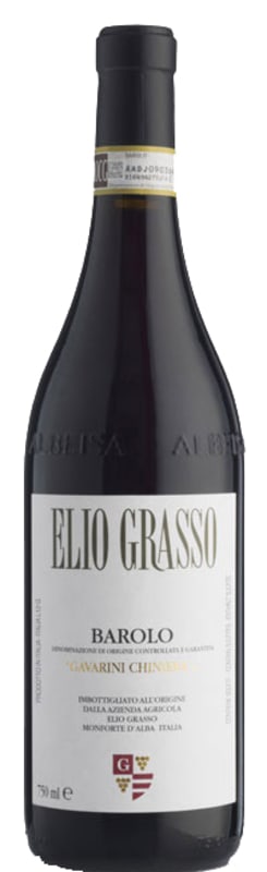 Elio Grasso Barolo Gavarini Vigna Chiniera 2017 Front Bottle Shot