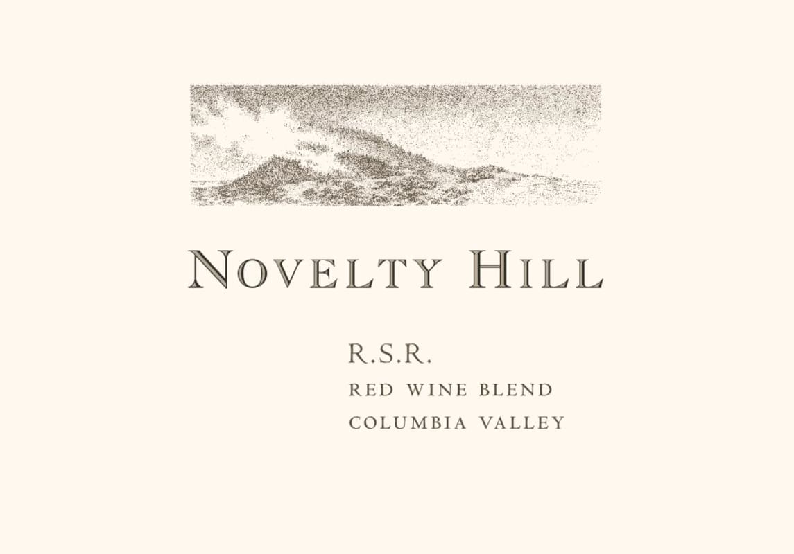 Novelty Hill R.S.R. Red Blend 2018 Front Label