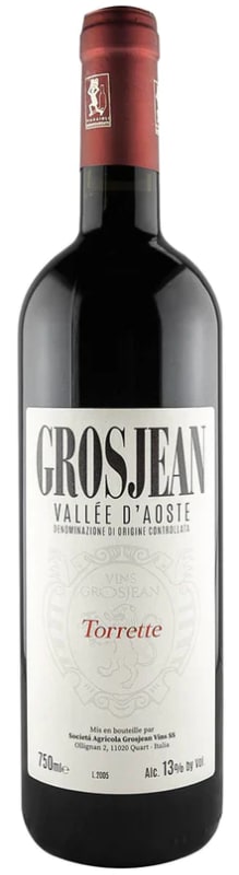 Grosjean Torrette 2023 Front Bottle Shot