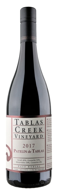 Tablas Creek Patelin de Tablas Rouge 2017 Front Bottle Shot
