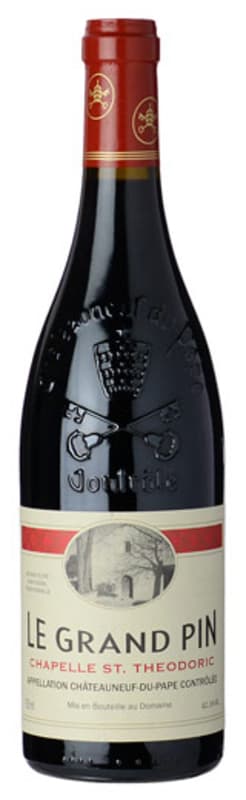 Chapelle St. Theodoric Chateauneuf-du-Pape Le Grand Pin 2023 Front Bottle Shot
