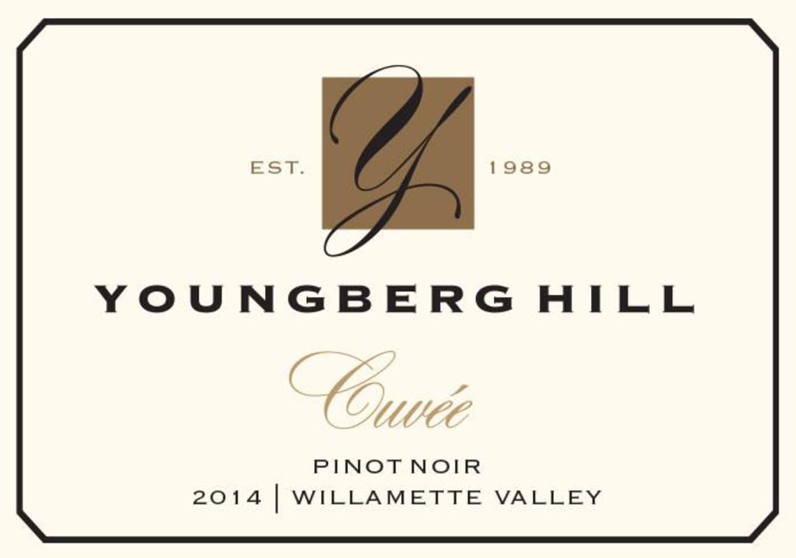 Youngberg Hill Vineyards Cuvee Pinot Noir 2014 Front Label