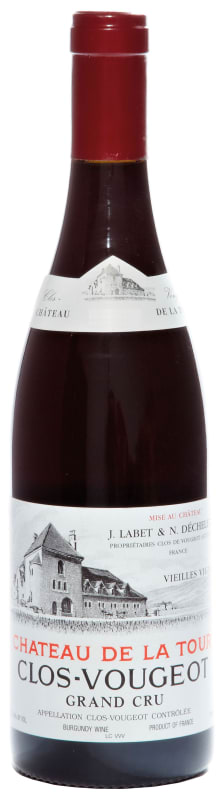 Chateau de la Tour Clos Vougeot Grand Cru 2018 Front Bottle Shot