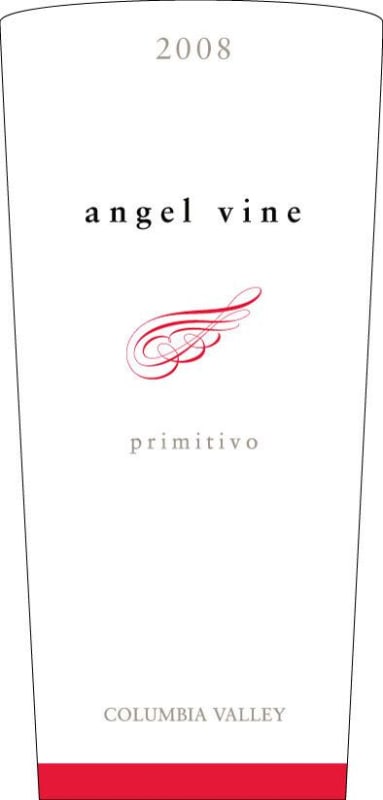 Angel Vine Primitivo 2008 Front Label