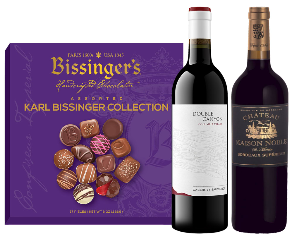 90 Point Reds & Bissinger Chocolates Gift Set Gift Product Image