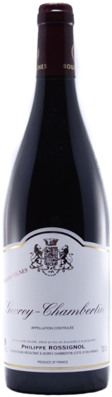 Domaine Philippe Rossignol Gevrey-Chambertin Vieille Vignes 2017 Front Bottle Shot