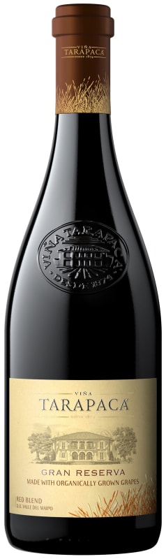 Vina Tarapaca Gran Reserva Organic Red Blend 2016 Front Bottle Shot
