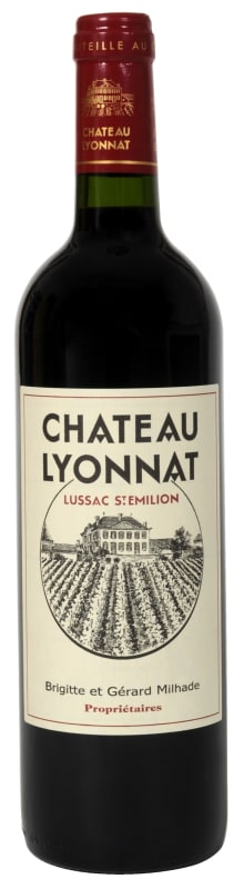 Chateau Lyonnat Lussac Saint-Emilion 2015 Front Bottle Shot