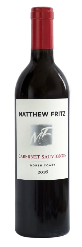 Matthew Fritz Cabernet Sauvignon 2016 Front Bottle Shot
