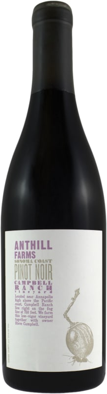 Anthill Farms Campbell Ranch Vineyard Pinot Noir 2016 Front Bottle Shot