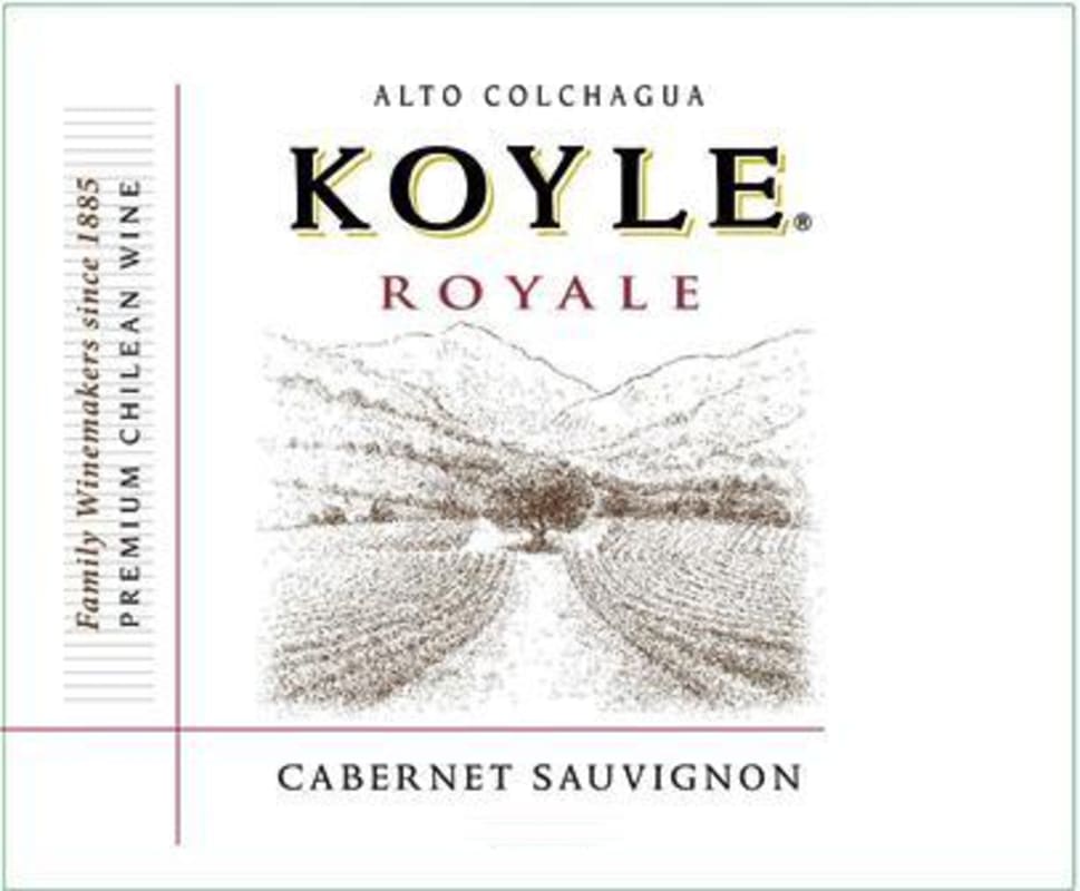 Koyle Royale Cabernet Sauvignon 2013 Front Label