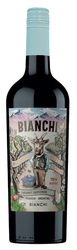 Bianchi Organic Cabernet Sauvignon 2022 Front Bottle Shot