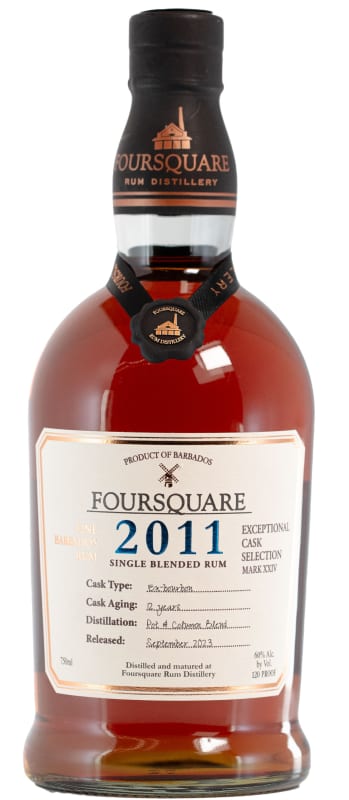 Foursquare 12 Year Mark XXIV Single Blended Rum 2011 Front Bottle Shot