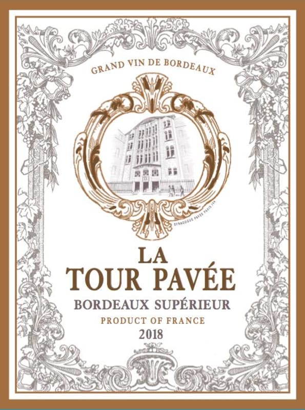 La Tour Pavee (OU Kosher) 2018 Front Label